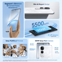 vivo Y400 Pro 5G | 8 GB | 256 GB | Freestyle White