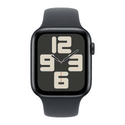 Apple Watch SE GPS with Midnight Sport Band | 44mm Retina LTPO OLED Display | Midnight Aluminium Case