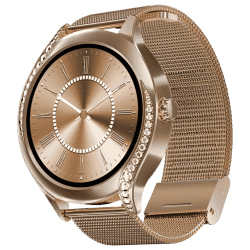 boAt Enigma Gem Smartwatch | Bluetooth Calling | 30.2mm AMOLED Display | Rose Gold