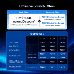 realme GT 7 5G | 12 GB | 512 GB | IceSense Black