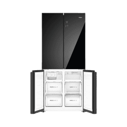 Haier French Door Convertible Refrigerator | 520 L | 3 Star | Black Glass | HRB-600KGU1
