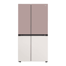 LG Side by Side Refrigerator | 650 L | 3 Star | Frost Free | Smart Wifi Enabled with Multi Air Flow | Clay Pink Tango | GL-B257EPT3 DPTZEBN