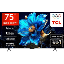 TCL P7K QLED Ultra HD 4K Smart Google TV | 189 cm (75 inch) | 75P7K