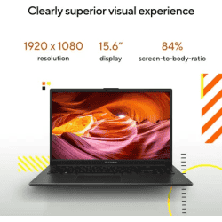 ASUS Vivobook Go 15 Thin and Light Laptop | AMD Ryzen 5-7520U | 16 GB | 512 GB SSD | 15.6 Inch | Mixed Black | E1504FA-NJ5542WS