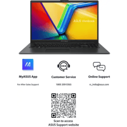 ASUS Vivobook Go 15 Thin and Light Laptop | AMD Ryzen 5-7520U | 16 GB | 512 GB SSD | 15.6 Inch | Mixed Black | E1504FA-NJ5542WS