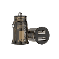 Lapcare CARGE 15 | 15W | Car Charger | Dual USB Ports | Compact Design | LCC-711