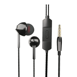LAPCARE WOOBUDS SILK Wired Earbuds with inbuilt MIC | Golden | LBD-135