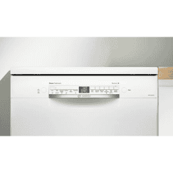 Bosch Series 6 Dishwasher | 14 Place Settings | Free Standing with Glass Protection Technology | White | SMS6IKW01I