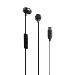 Skullcandy Jib USB C in Ear Wired Earbuds | Microphone Noise Isolating | Black