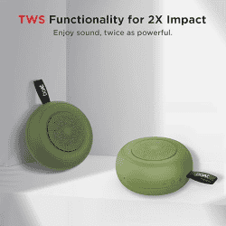 boAt Stone 135 Bluetooth Speaker | Soldier Green