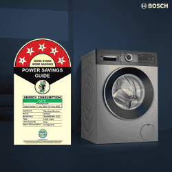 Bosch Fully Automatic Front Loading Washing Machine | 9 KG | 5 Star | Dark Silver | WGA2420SIN