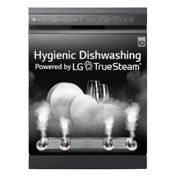 LG Free Standing Dish Washer | 14 Place Setting | QuadWash | EasyRack Plus | Matte Black | DFB424FM