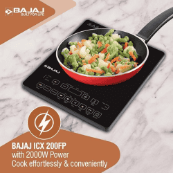 BAJAJ Induction Cooktop | 2000 W | Black | ICX 200FP