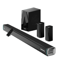 boAt Aavante Bar 5400D Soundbar | 550 W  | Dolby Audio | 6 Drivers Surround Sound & Wireless Satellites Bluetooth | Black
