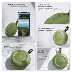 boAt Stone 135 Bluetooth Speaker | Soldier Green