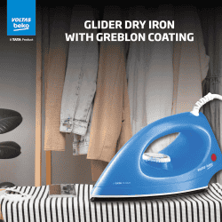 Voltas Beko Dry Iron | 1000 W | Blue | I1000VD-BU