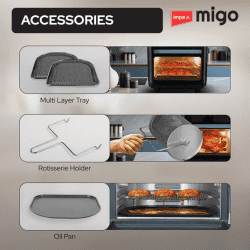 IMPEX MIGO AIRCHEF XL Digital Air Fryer | 12 L | 1800 W | Digital Display & 10 Preset Menu