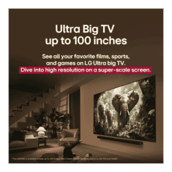 LG 4K Ultra HD Smart QNED evo AI TV | 189cm ( 75 inch ) | 75QNED8GA6A