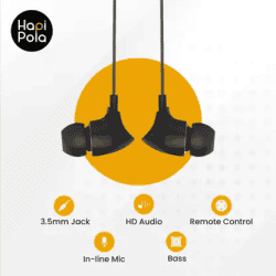 Hapi Pola Blaze | 3.5mm | Wired Gaming | Black