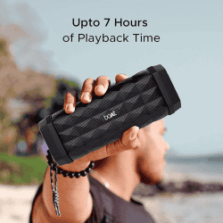boAt Stone 650 Bluetooth Speaker | 10W | 7 Hours Playback | Charcoal Black