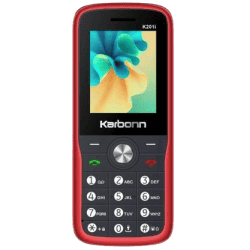 Karbonn K201i Keypad Mobile | 1000mAh | Red Black
