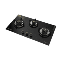 Pureflames RENO 70 Hob | Toughened Glass | Black