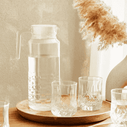 Luminarc Cheqs Fridge Jug with Lid | 1.3 L