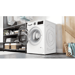 BOSCH 9 kg Fully Automatic Front Load Washing Machine | In-built Heater | White | WGA14200IN