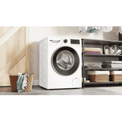 BOSCH 9 kg Fully Automatic Front Load Washing Machine | In-built Heater | White | WGA14200IN