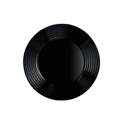 Luminarc Harena Dinner Plates | 27 Cms | Black
