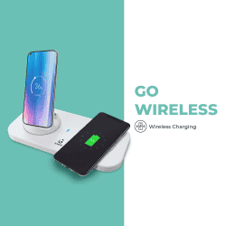 iGear DockMe 10W Fast Charging with Docking and 15W Wireless Charger