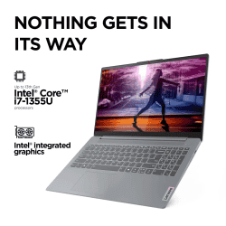 Lenovo IdeaPad Slim 3i | Intel i5 12th Gen 12450H | 16 GB | 512 GB SSD | Arctic Grey | 83ER00MCIN