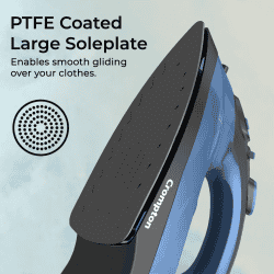 Crompton Fabrimagic Neo ​Iron Box | 1200 W Steam | Non-Stick Soleplate | Blue |
