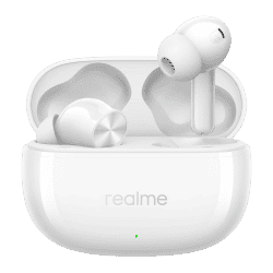realme Buds T200x | 25dB ANC | 12.4mm | Dynamic Bass Drivers | Moonlight White