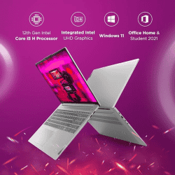 Lenovo IdeaPad Slim 5 |12th Gen Intel Core i5 12450H | 16GB | 512GB | Cloud Grey | 83BG000DIN