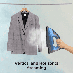 Crompton Fabrimagic Neo ​Iron Box | 1200 W Steam | Non-Stick Soleplate | Blue |