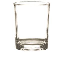 Lucky Glass Tumbler Glasses | 230ml | Set of  6 | Transparent