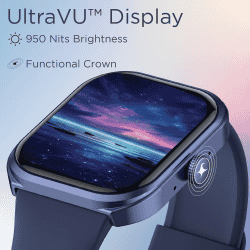 Fastrack Limitless FS2+ Smart Watch | 2.01 Inch | UltraVU Display | Black