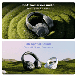 boAt Nirvana Eutopia Bluetooth Headphones | Spatial Audio | Primia Black