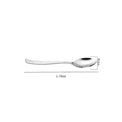 Prabha Impress Tea Spoon Set | 14cm | Stainless Steel