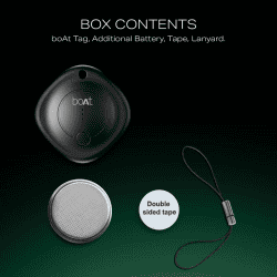 boAt TAG BLE Location Tracking | 80dB Alarm | Black