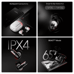 boAt Airdopes Ultra Pro TWS Ear Buds | Gunmetal Black