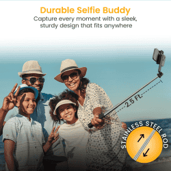 Portronics Lumistick Mini Selfie Stick Tripod | POR 2840