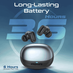 Promate High Definition Lush Pro TWS Earbuds | Black