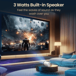 Portronics Beem 520 Smart LED Projector | White | POR 2311