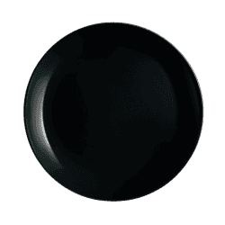 Luminarc Diwali Dessert Plate | Black | 19 CM