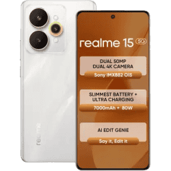 realme 15 5G | 8 GB | 128 GB | Flowing Silver
