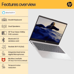 HP | Ryzen 5 | 16GB | 512GB SSD | Natural Silver | 14-EM0214AU