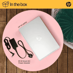 HP | Ryzen 5 | 16GB | 512GB SSD | Natural Silver | 14-EM0214AU