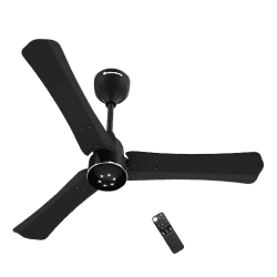 Atomberg Renesa Halo Smart BLDC Ceiling Fan | 900mm | 5 star | LED Speed Indicator | Midnight Black